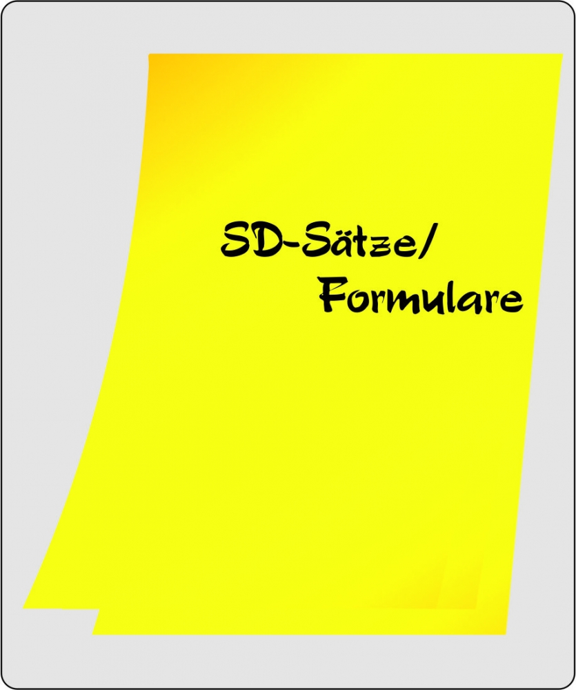 Bild 1 von Durchschreibesätze, 3-fach  / (Farbigkeit) 1/0-farbig schwarz / (Auflage) 500 / (Rückseitendruck) Rückseitendruck Blatt 1 / () Selbsttrennsatz